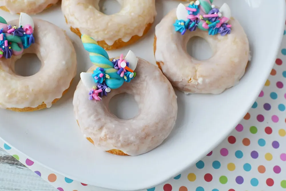 How To Make Unicorn Cake Donuts