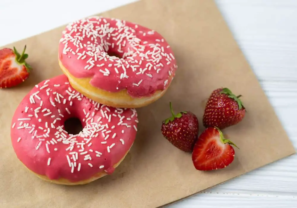 How to Make Strawberry Frosted Donuts