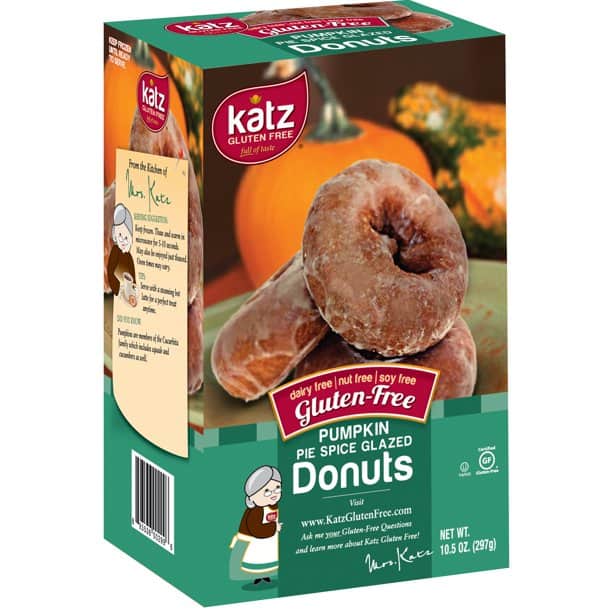 Katz Gluten-Free Pumpkin Pie Spice Glazed Donuts