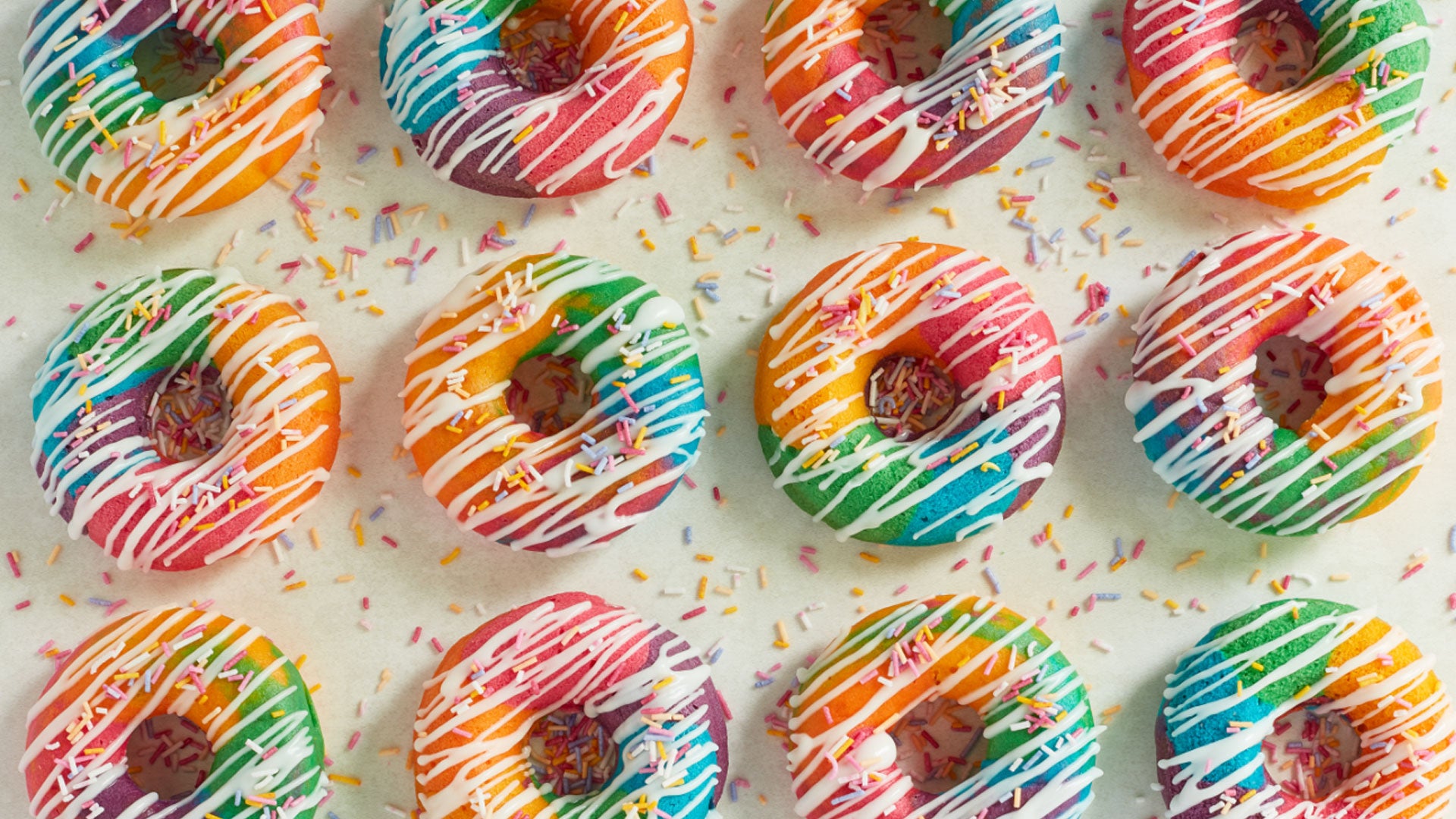 Rainbow-Doughnut