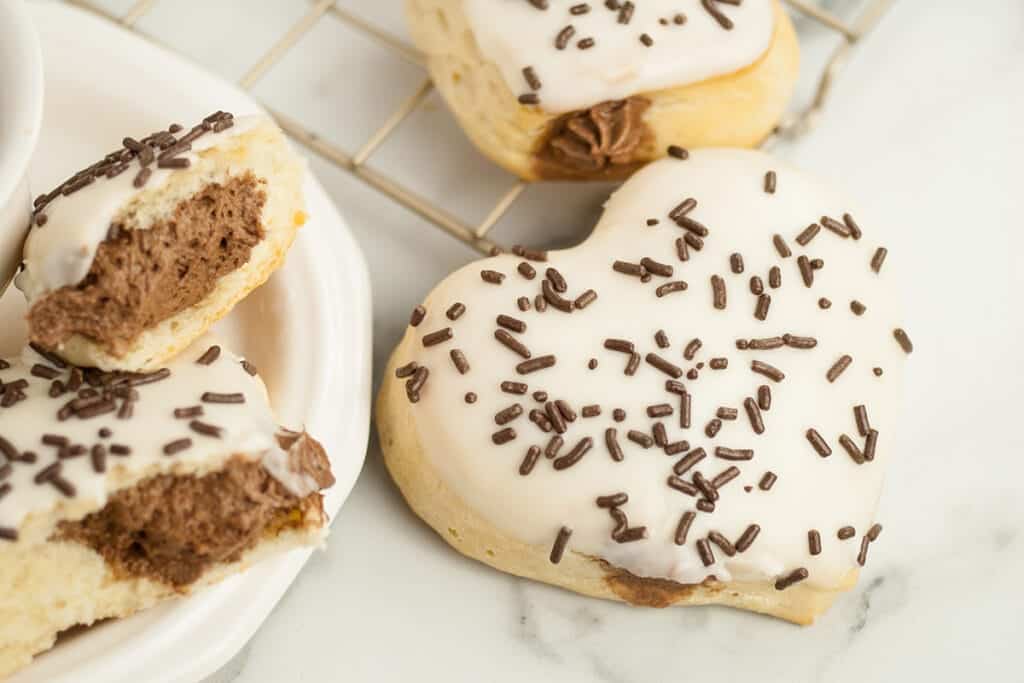 Skinny triple chocolate brownie batter donut recipe