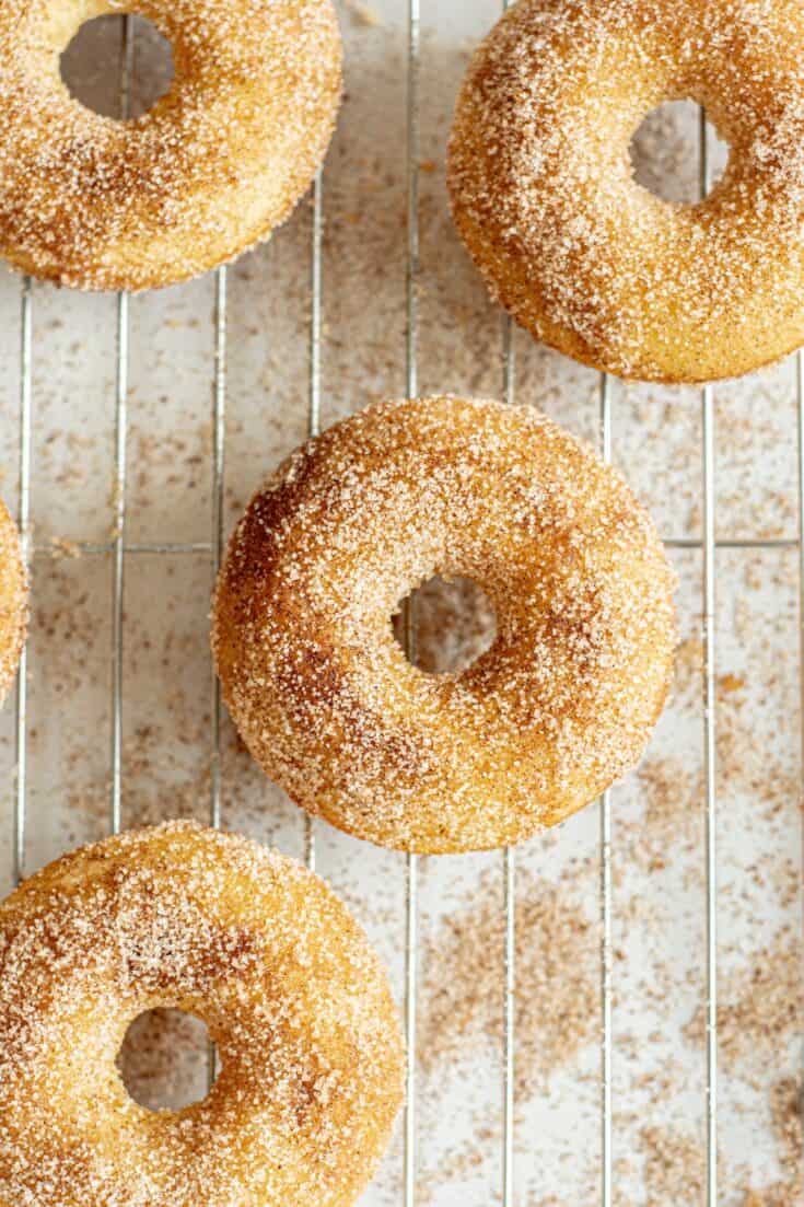Step by Step on How to Make Baked Sourdough Donuts