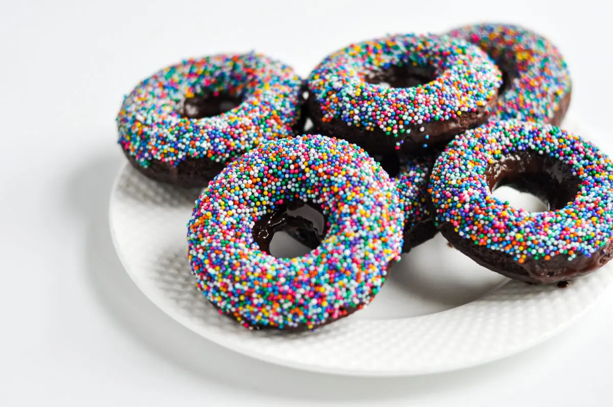 chocolate sprinkle donut