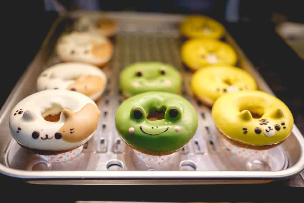 Matcha Frog Donuts