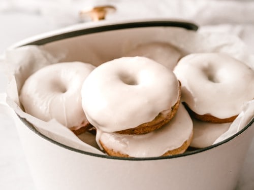 donuts with vanilla glaze