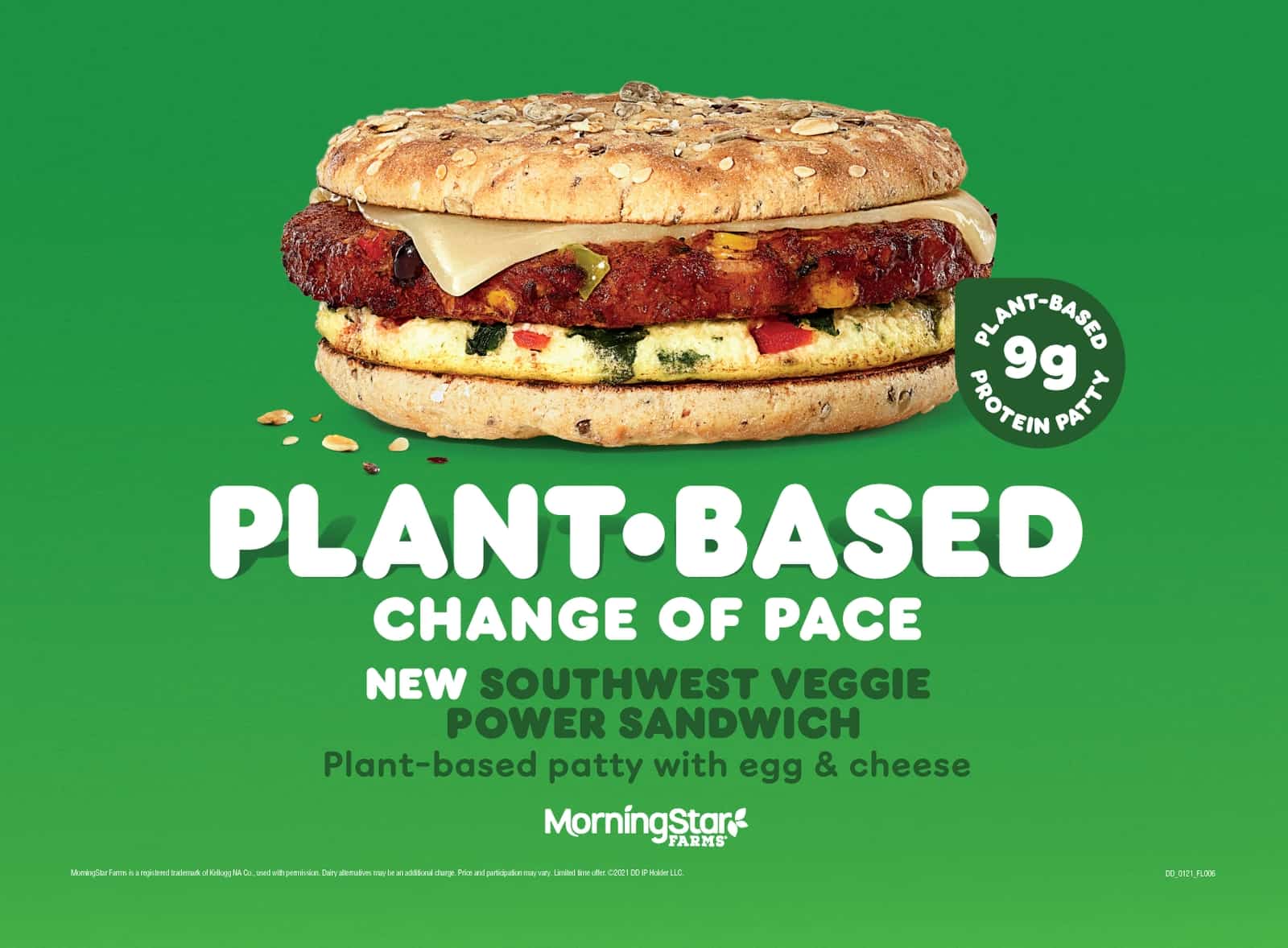 Southwest Veggie Power Breakfast Sandwich