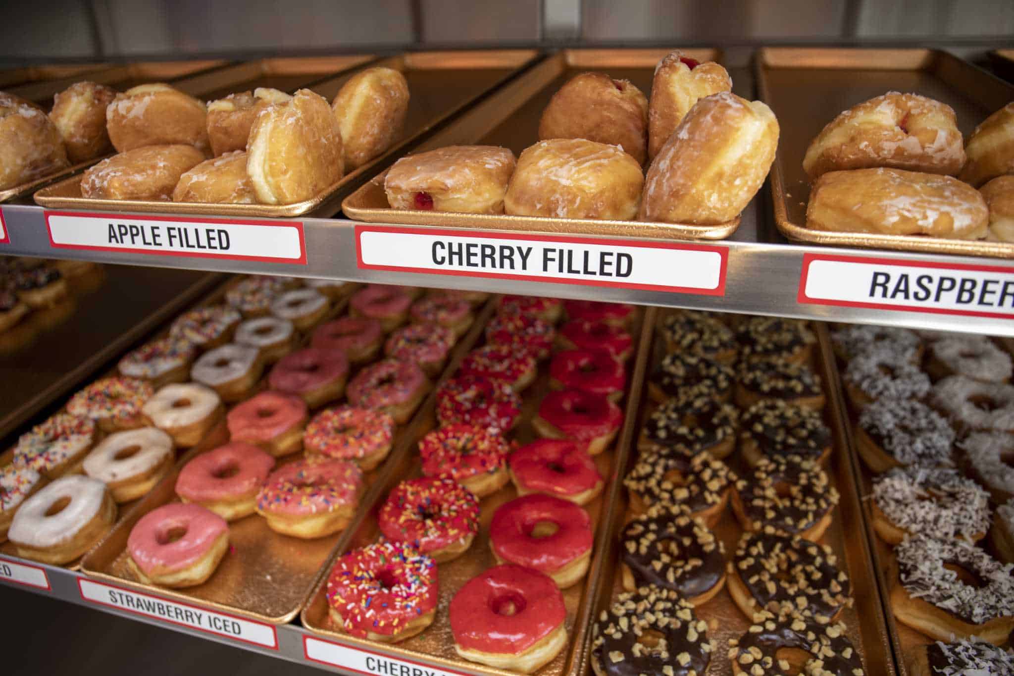 There are over 60 donuts flavors to choose from